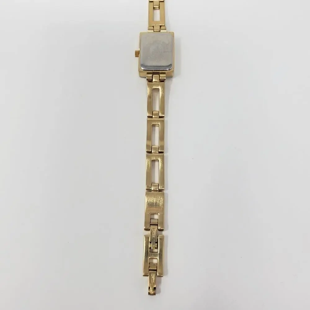 Disney Parks Rectangle Mickey Mouse Metal Band Watch NTW